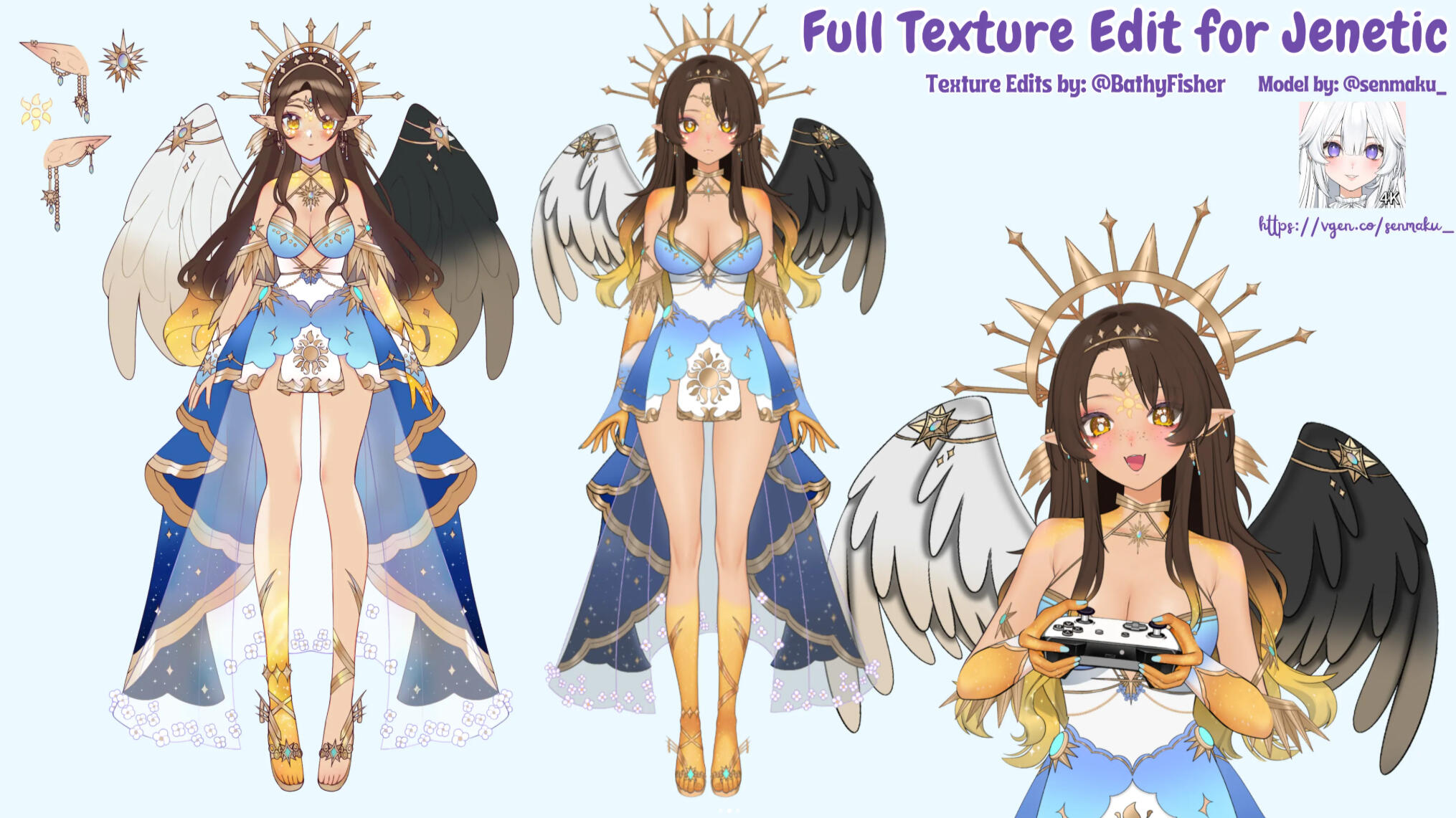 Live2D Model MODEL: Senmaku TEXTURE EDITS: BathyFisher